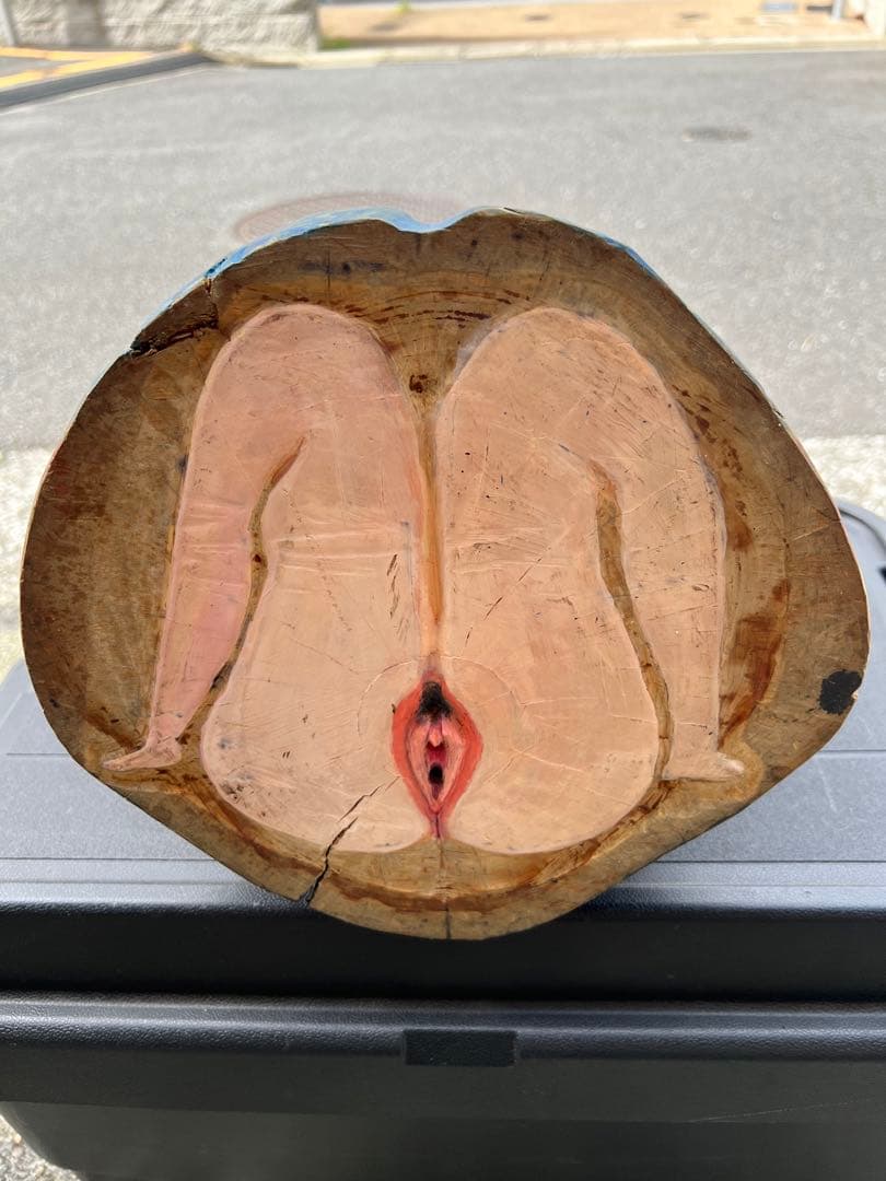 郷土玩具 縁起物 置物 民藝 福島 レア 木彫り 春画 骨董 子孫繁栄 信仰