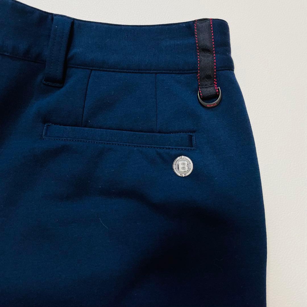 6402【美品】ブリーフィング　ジョガーパンツ　3Dロゴ　2024年製　ネイビー