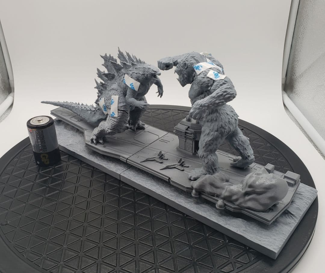 Godzilla ゴジラxコングジオラマ　ガレージキット　（未組み立て未塗装）