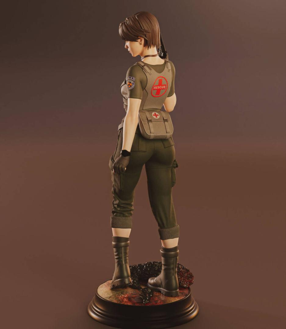 1/4　未塗装 未組立　45CM　フィギュア　ガレージキット　レベッカ