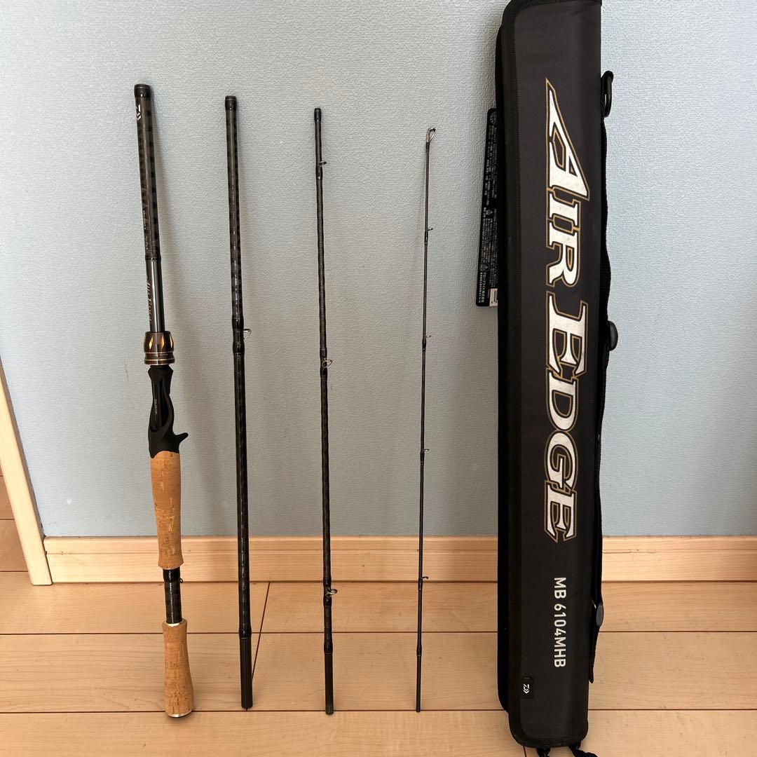 AIR EDGE MB 6104MHB バスロッド ケース付き