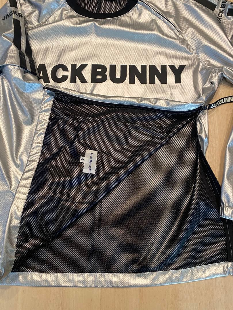 JACKBUNNY ジャックバニー　ゴルフ　シルバー ロングスリーブ　サイズ4