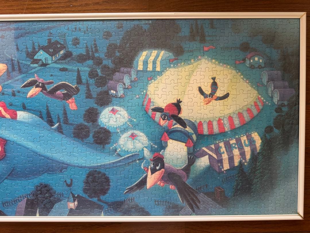 【激レア】ディズニー　ダンボ ムーンライト ランデブー (完成品・専用額縁付き）