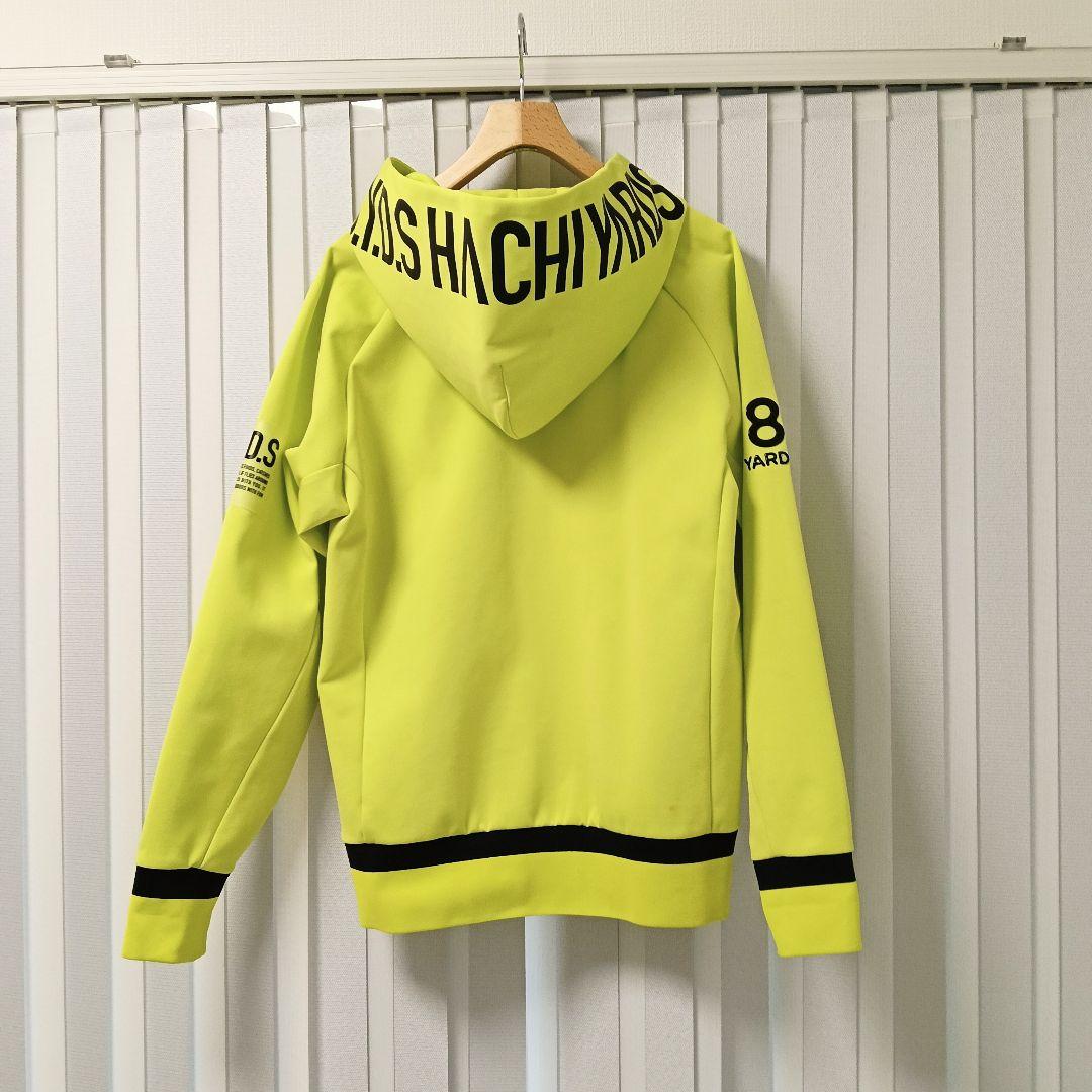 9 I.Y.D. 蛍光イエロー フルジップフーディ M