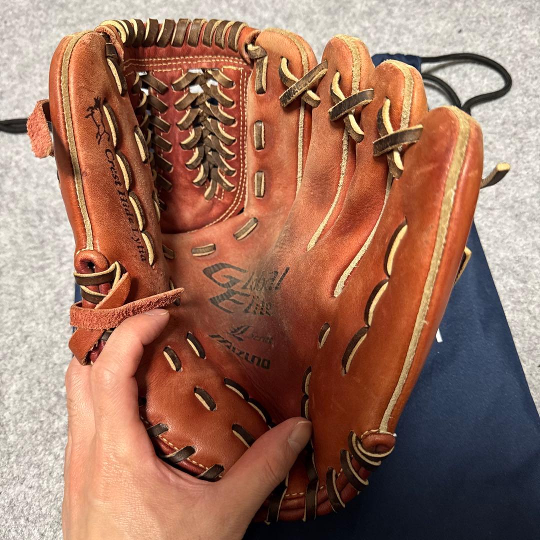 ミズノ グローバルエリート 人気ローズブラウン Mizuno 内野 軟式グローブ