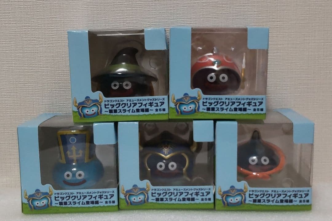 ドラゴンクエスト AM ビッグクリアフィギュア 職業スライム登場編【5種コンプ】