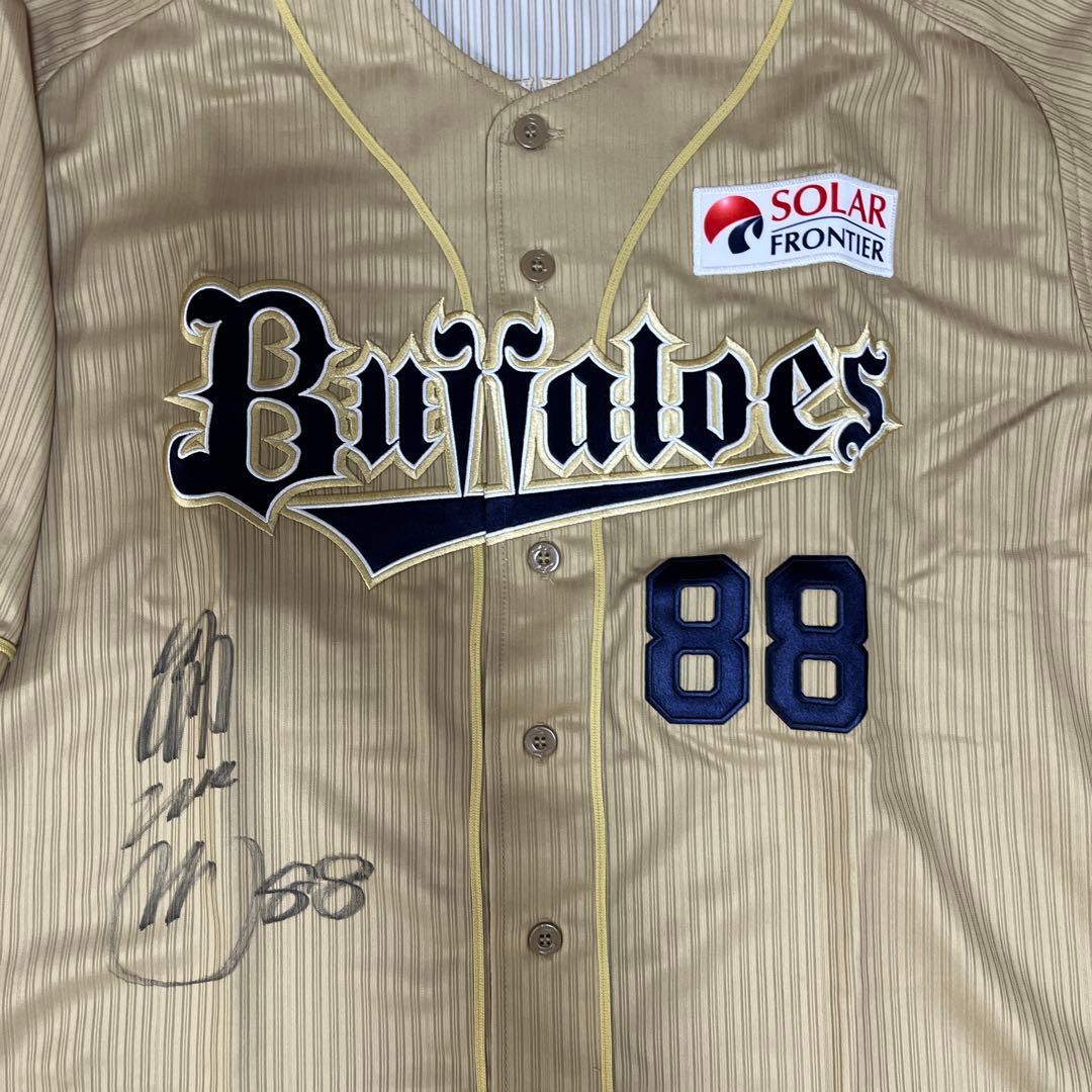 オリックスバファローズ　森脇監督　実使用　ユニフォーム