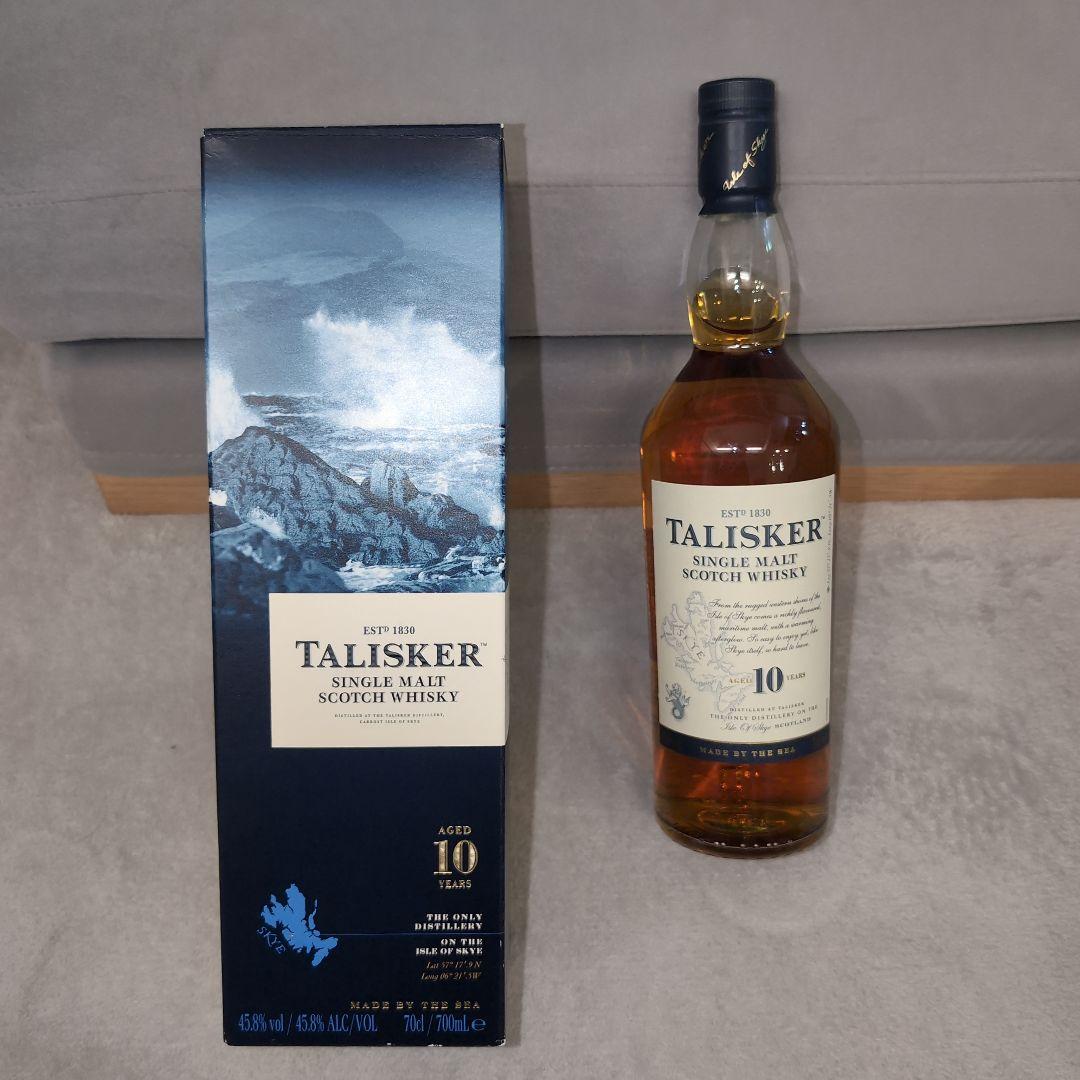 タリスカー 10年 シングルモルトウイスキー 700ml　旧ラベル