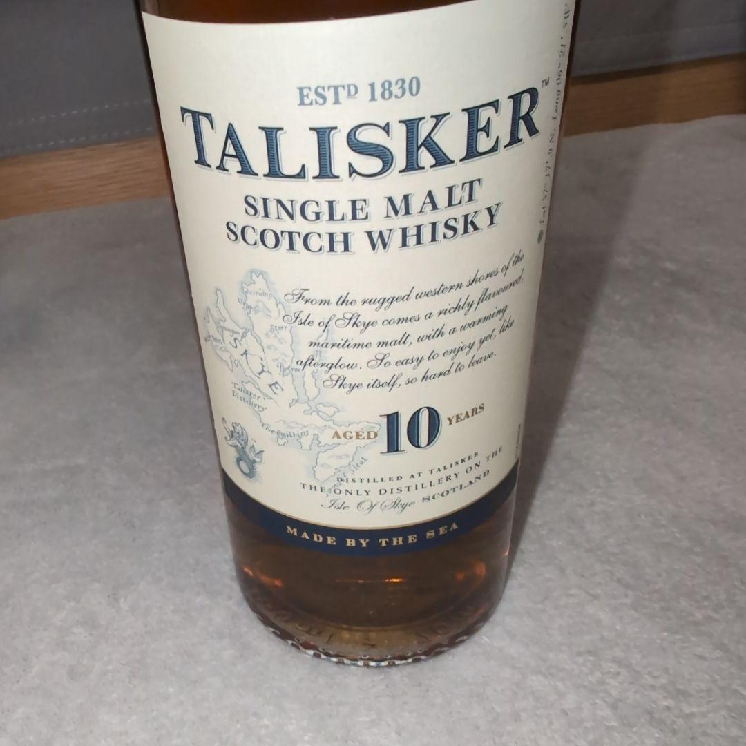 タリスカー 10年 シングルモルトウイスキー 700ml　旧ラベル