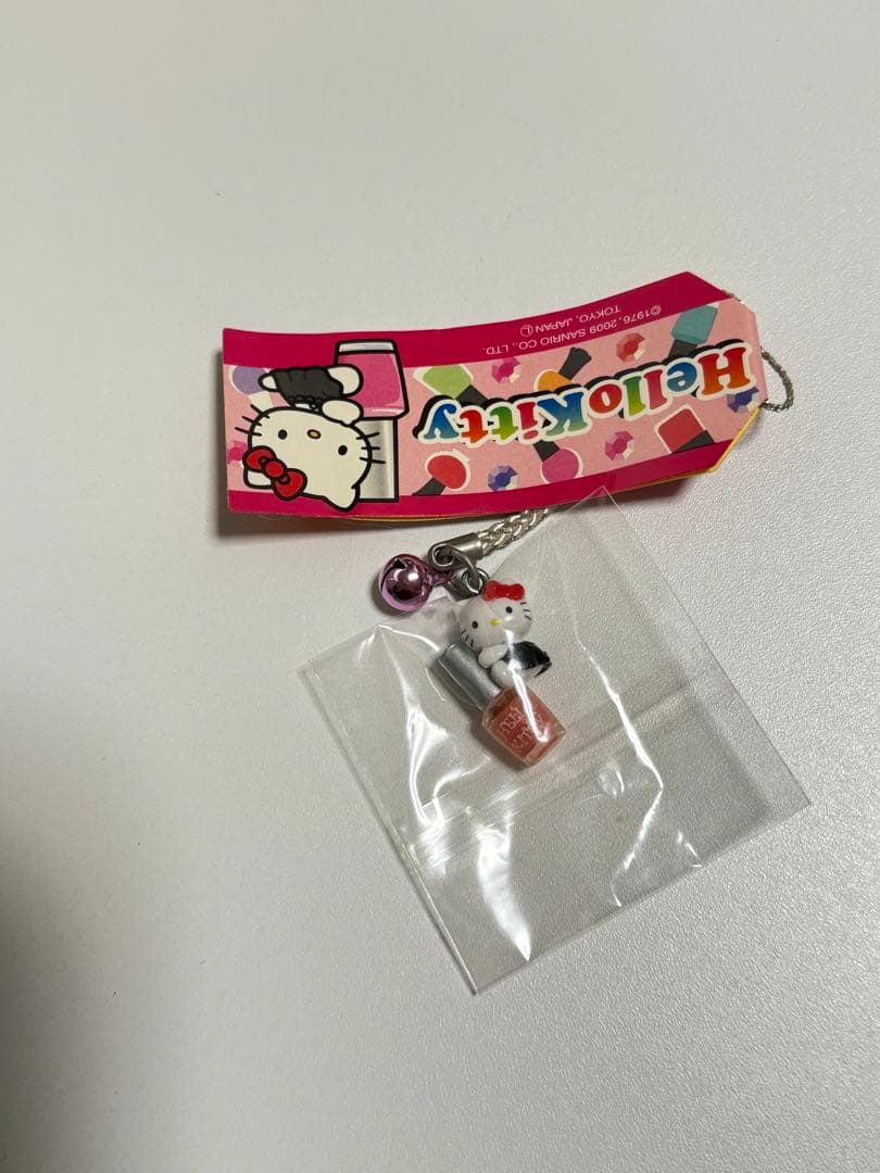 チ*王様 【激レア】ハローキティ　お仕事シリーズ　ネイリスト　ネイル　限定根付け