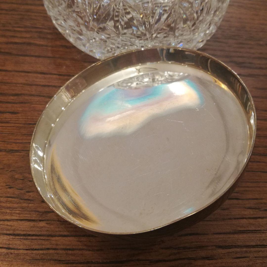 ◇英国アンティーク　スターリングシルバー蓋付　キャンディーボウル