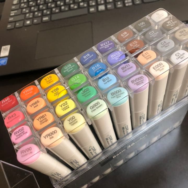 コピックスケッチ basic36color