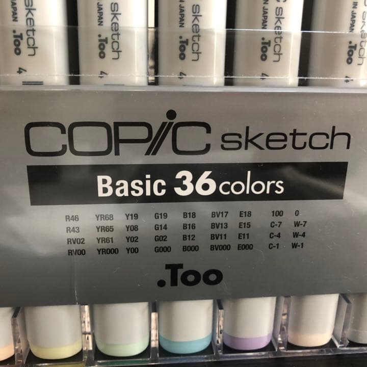 コピックスケッチ basic36color
