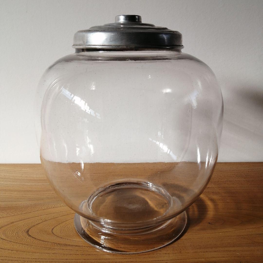 地球瓶　菓子瓶　レトロ