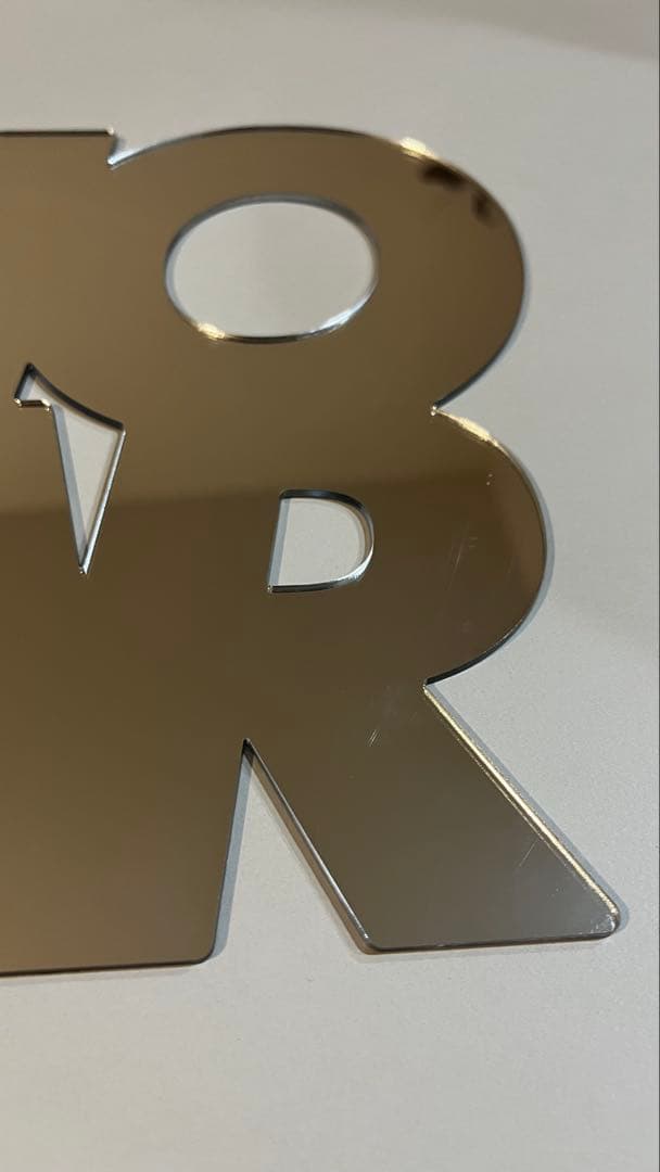 “NO WAR” placard（Mirror） 北山雅和