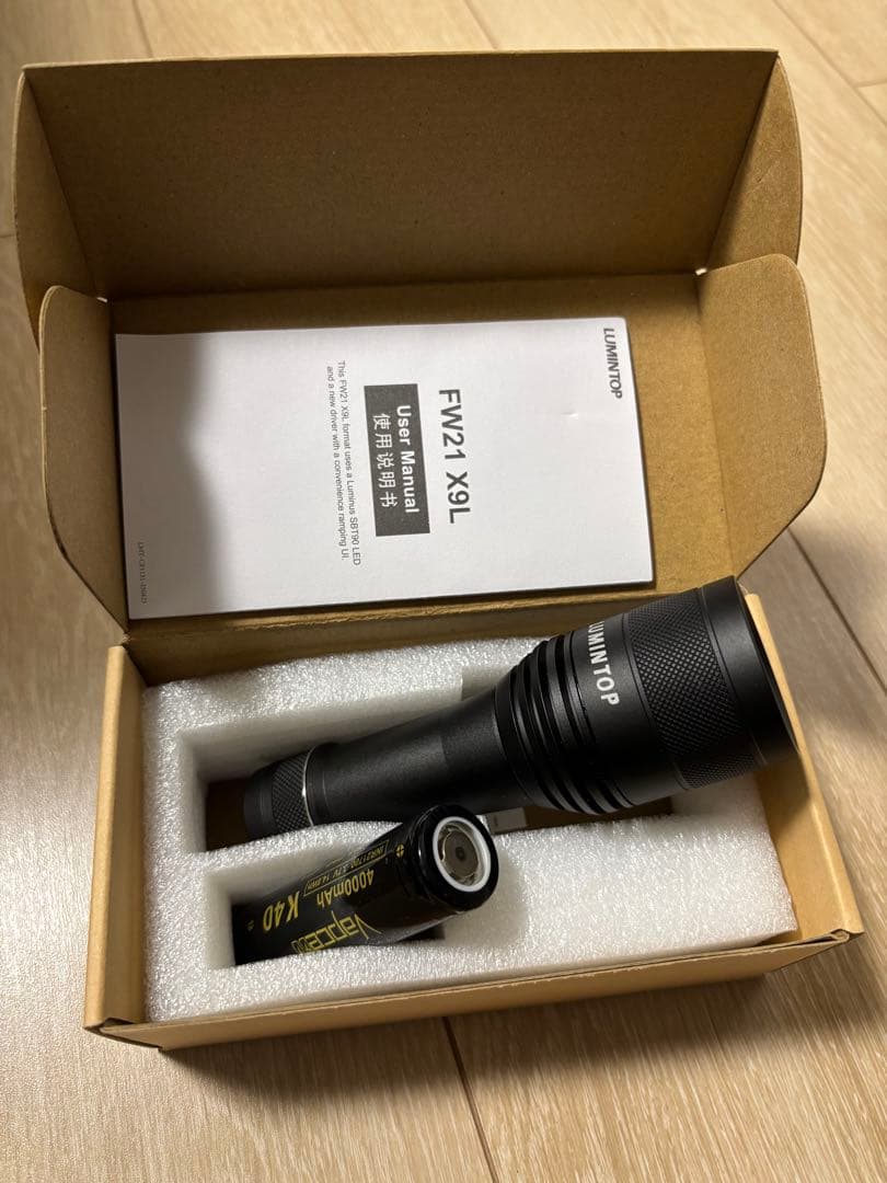 LUMINTOP FW21 X9L sbt90.2 バッテリー付き