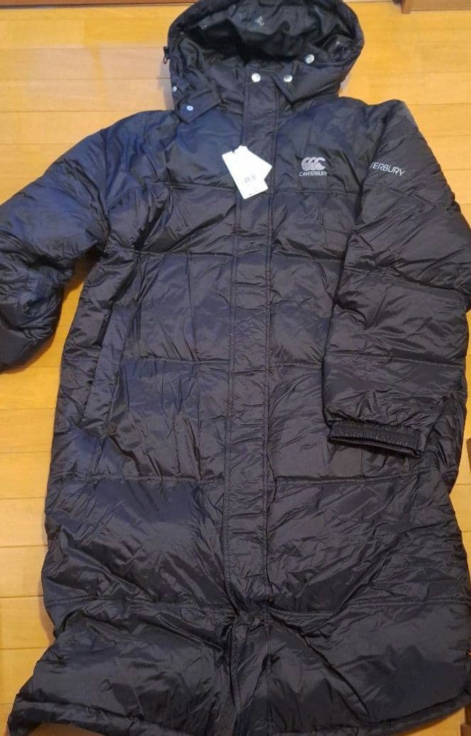 カンタベリーダウンコート【新品未使用】RA71662　黒　3Lサイズ
