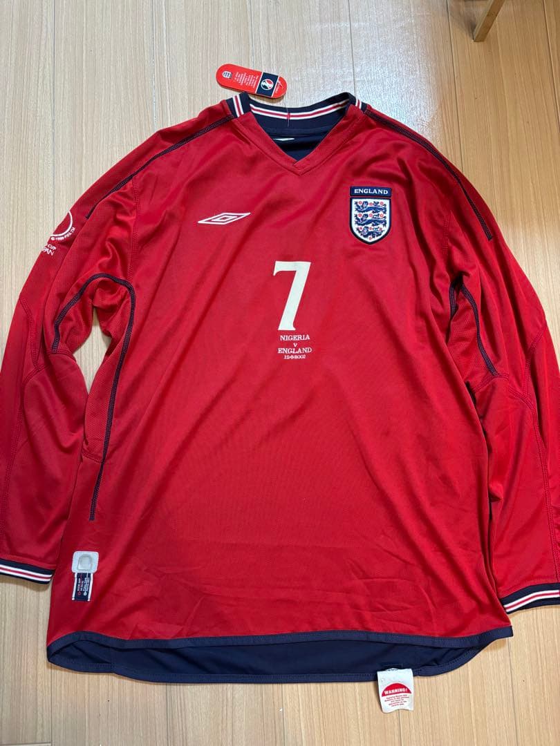 イングランド代表 2002 FIFAワールドカップ シャツ XL