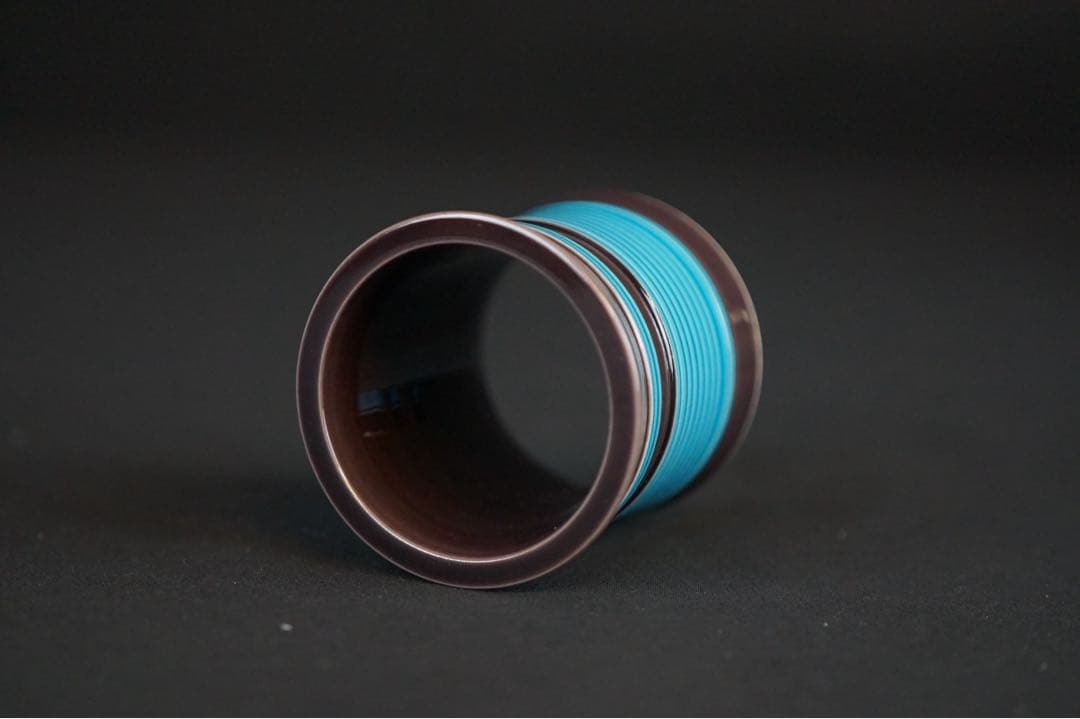 中村翠嵐 紫交趾末広糸目 皆具 共箱 共布 茶道具