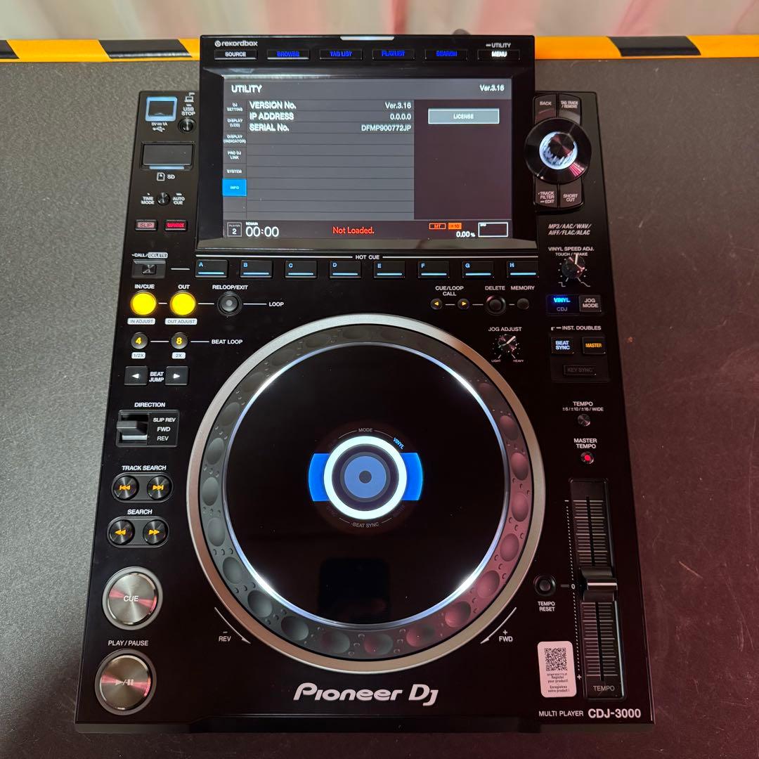 Pioneer DJ(パイオニア)CDJ-3000メディアプレーヤー (2台)