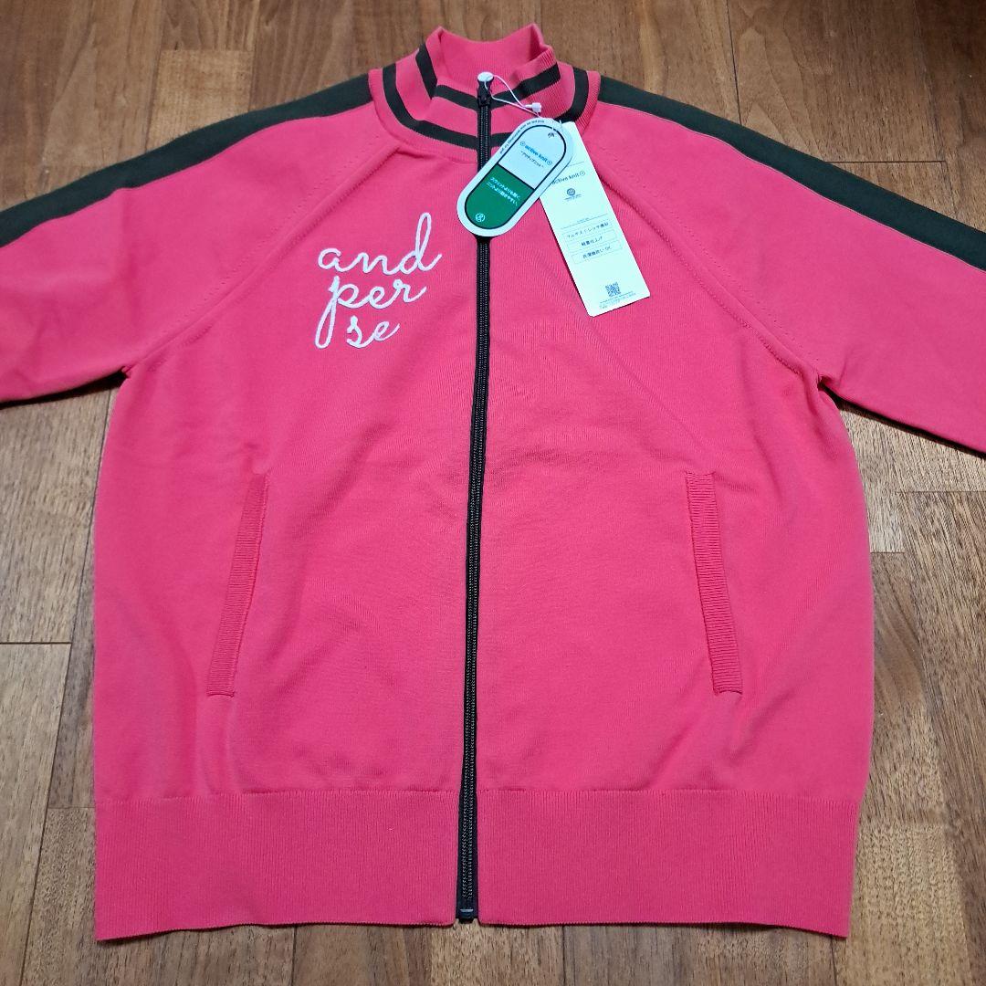 【タグ付】and per se アンパスィゴルフ レディース アクティブニット