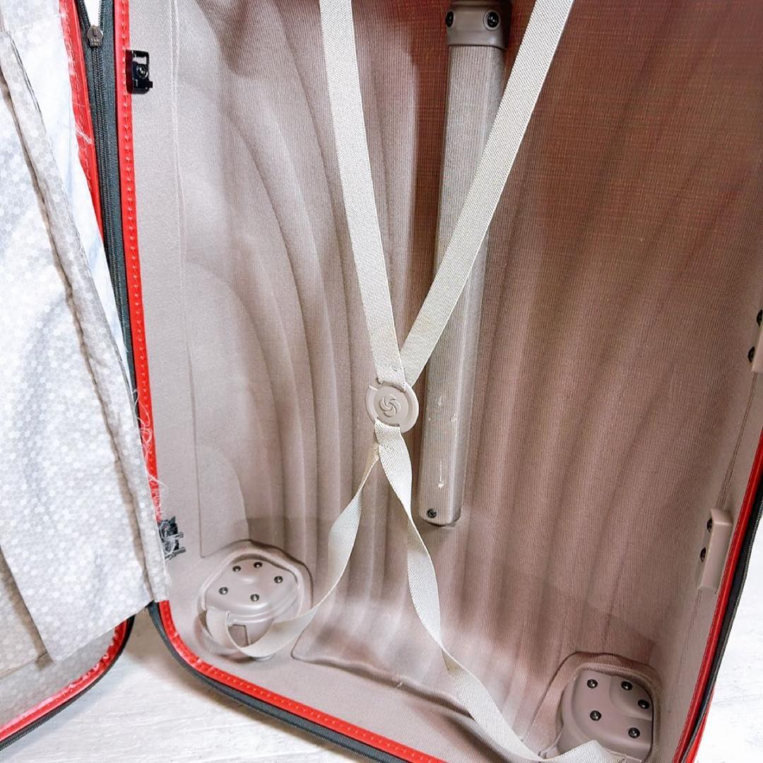 サムソナイト コスモライト 94L キャリー　赤　レッド　超軽量　旅行