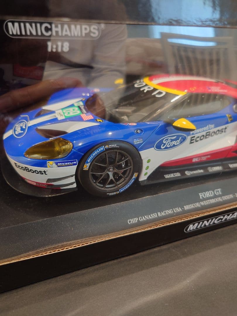 ミニチャンプス フォードGT 1/18 ル・マン24時間 2016