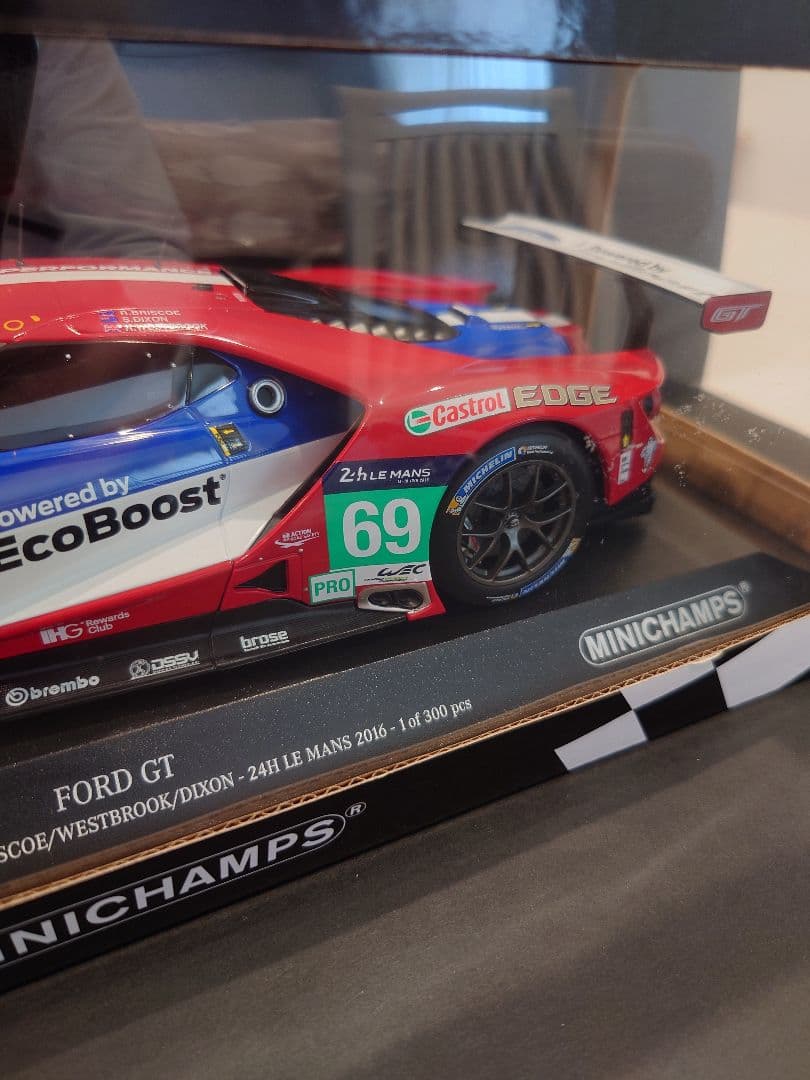 ミニチャンプス フォードGT 1/18 ル・マン24時間 2016