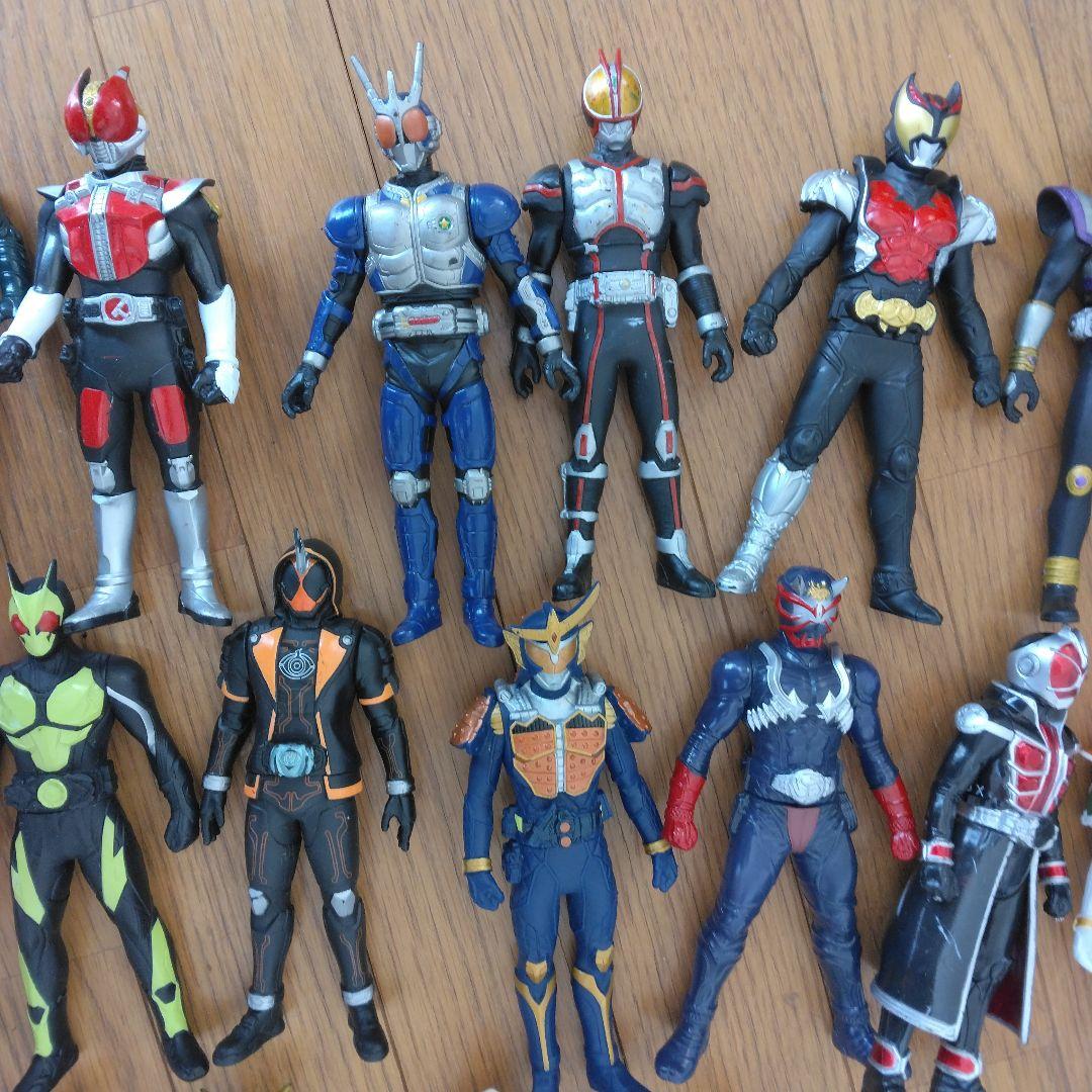 仮面ライダーソフビまとめ売り34体＆ヴァルゴゾディアーツ戦隊ヒーロー怪獣など