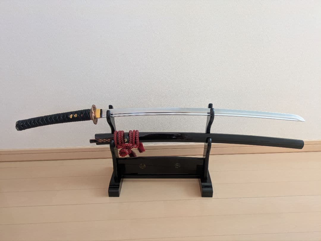 【1点物】模造刀 (革巻き・樋入り刀身) 居合刀・模擬刀