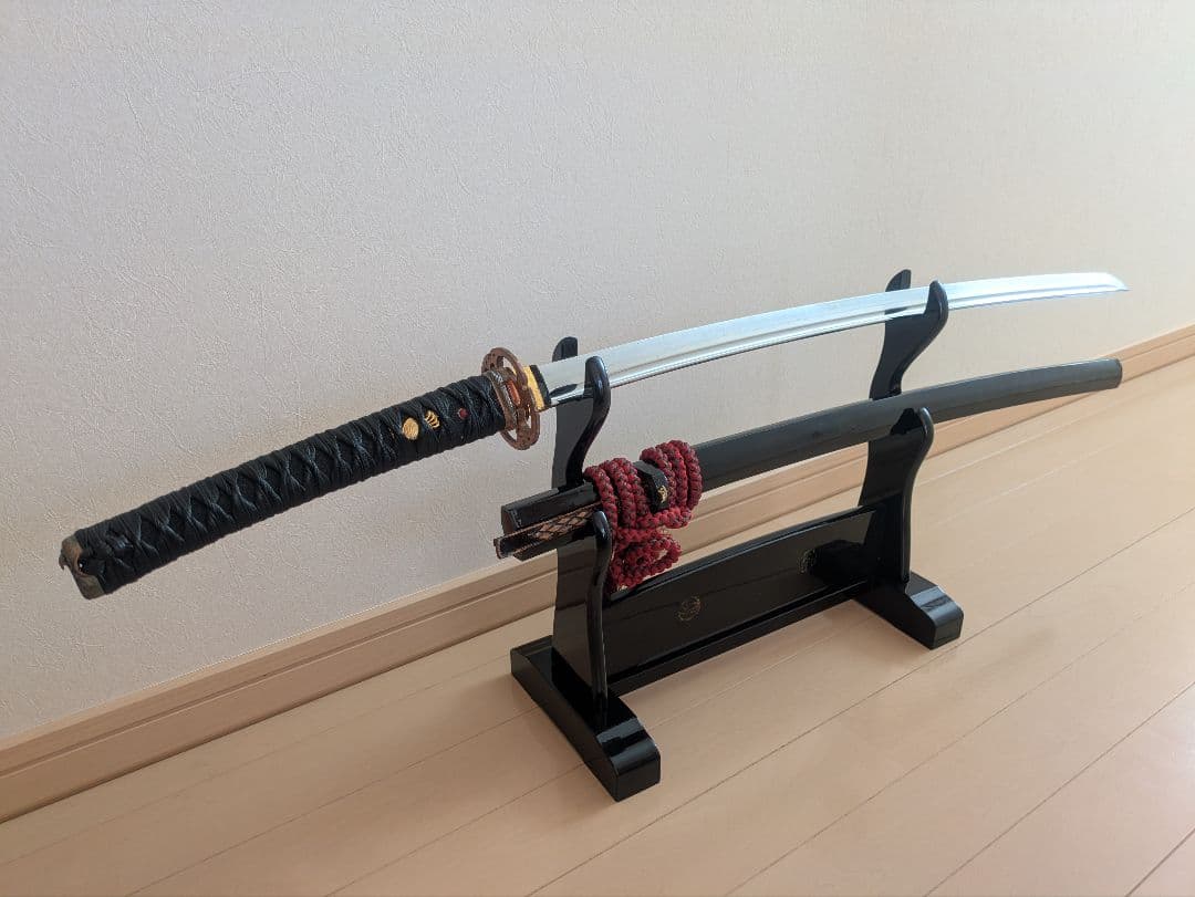 【1点物】模造刀 (革巻き・樋入り刀身) 居合刀・模擬刀