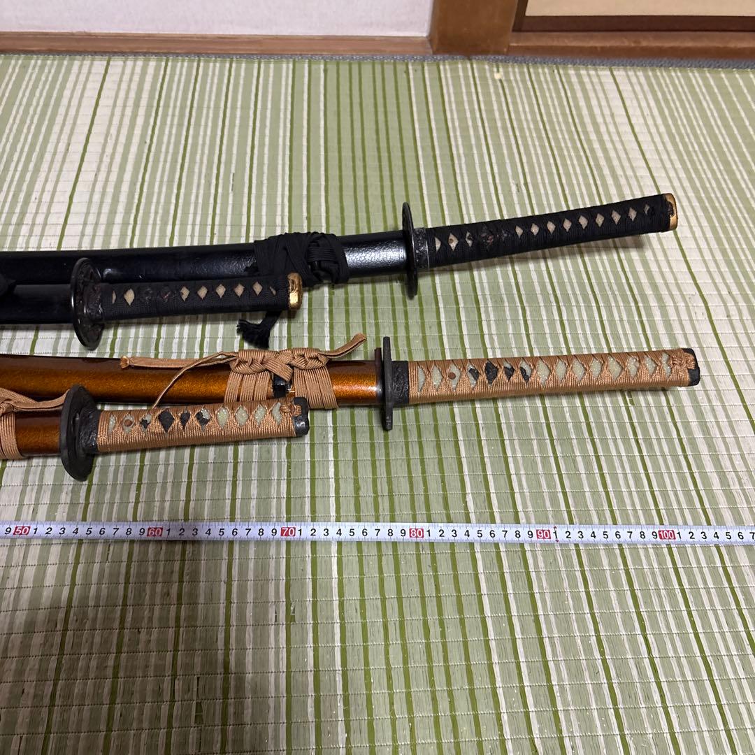 模造刀　模擬刀　武士　侍　伝統工芸　剣　ソード　太刀　小太刀　鞘　鍔　4本セット