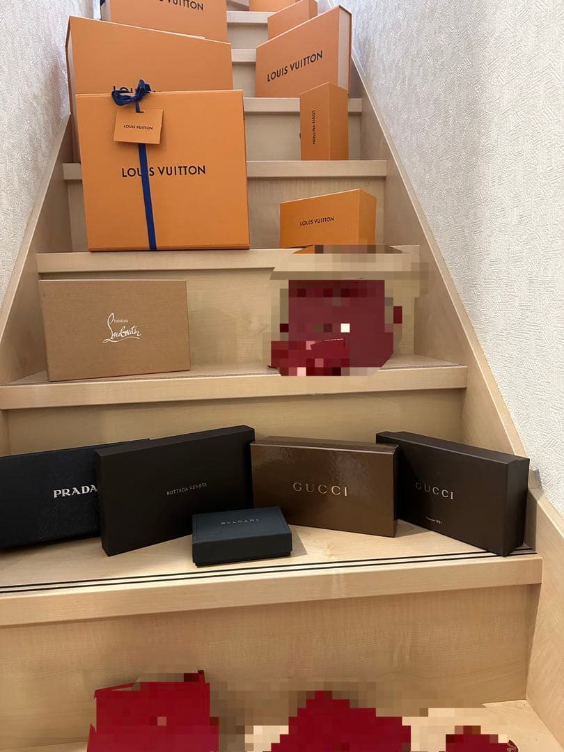 LOUIS VUITTON オレンジ ショッピングバッグ 複数枚