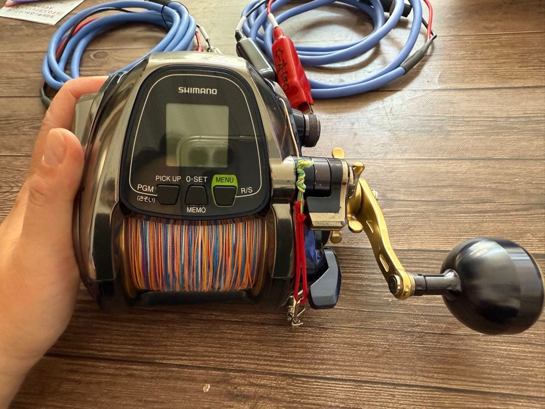 SHIMANO ビーストマスター6000 電動リール パワーコード予備付き