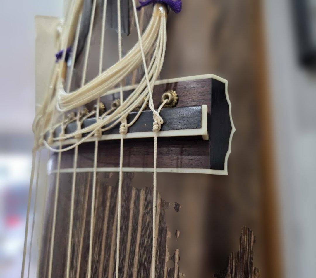 【美品】木製 13弦 筝 和楽器 183cm 0108-02