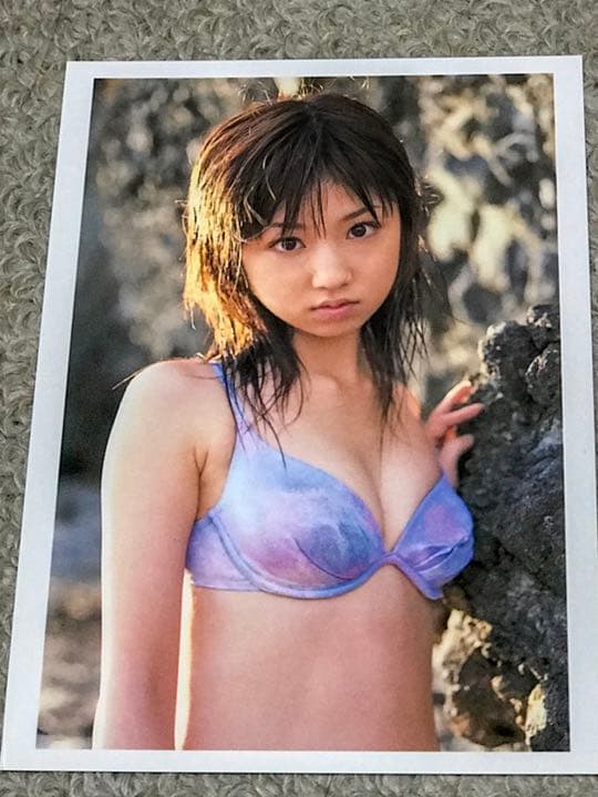 小倉優子　窓ぎわのメッセージ フォトカードコンプリート　生写真付　4枚組