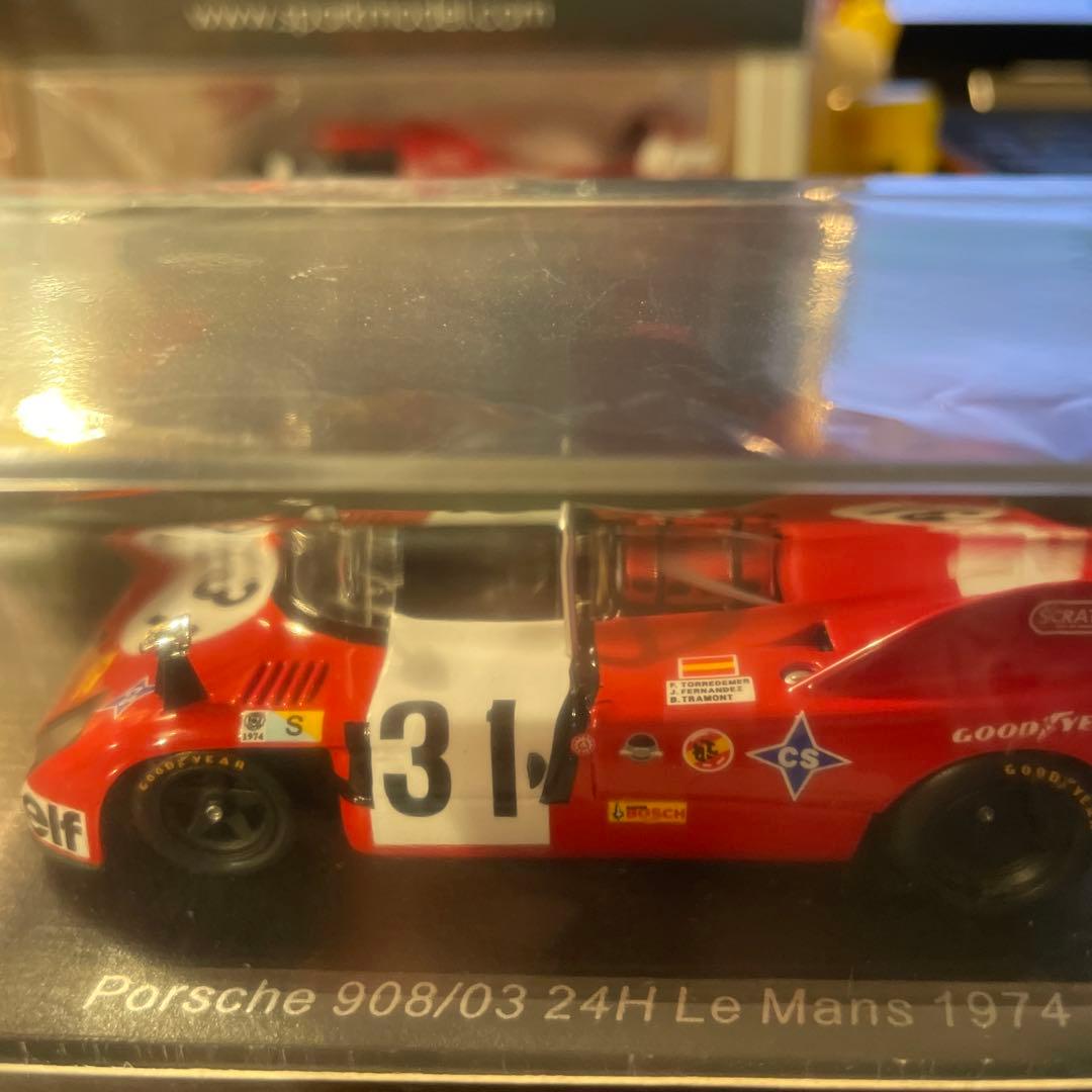絶版　1/43 スパーク　ポルシェ　908/03 ルマン24時間　1974