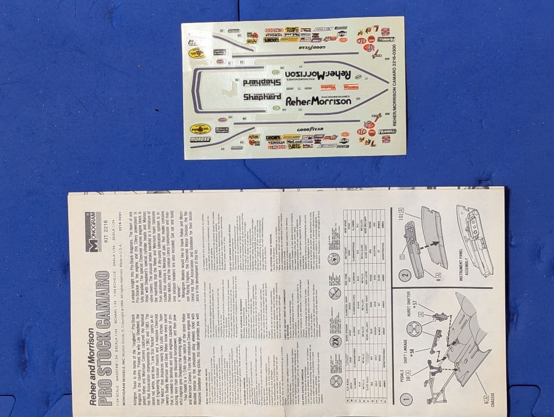 自動車 Monogram Pro Stock Camaro 1/24