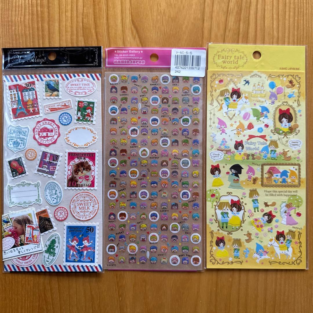 レトロ　シールセット 3枚セット