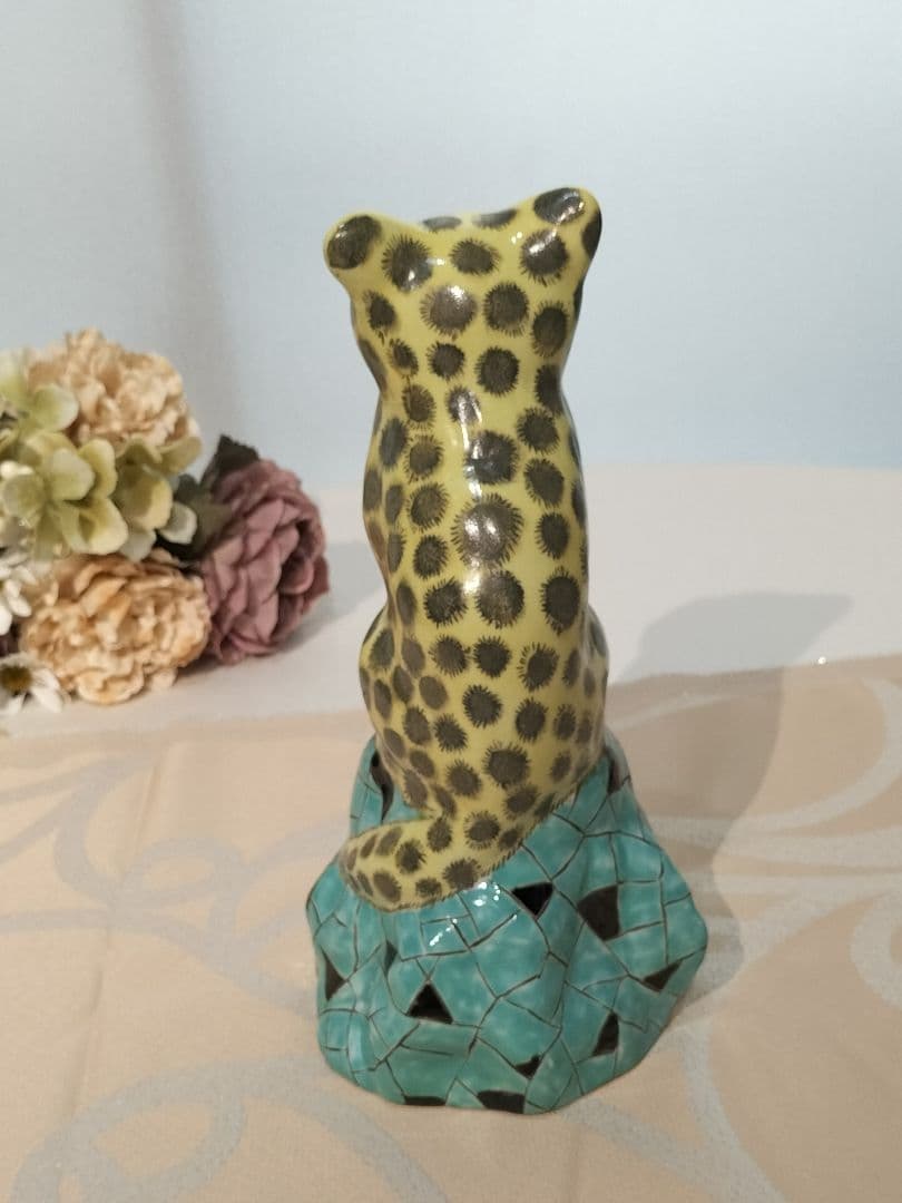 レア品　作家物　レトロ　焼き物Vintage　フィギュリン　ねこ　猫