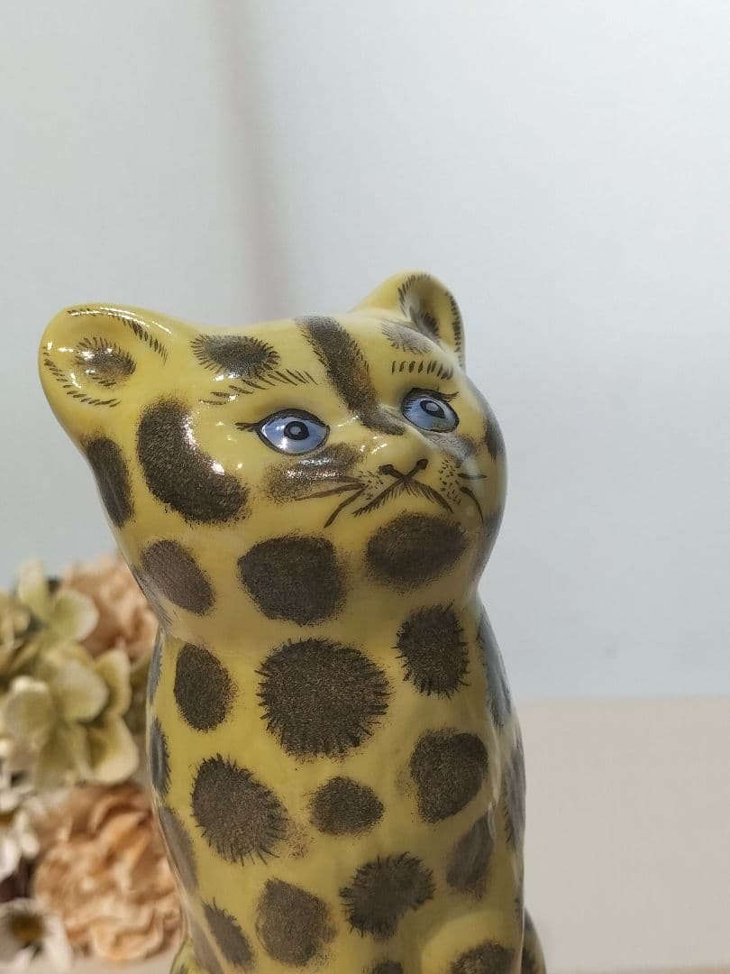 レア品　作家物　レトロ　焼き物Vintage　フィギュリン　ねこ　猫