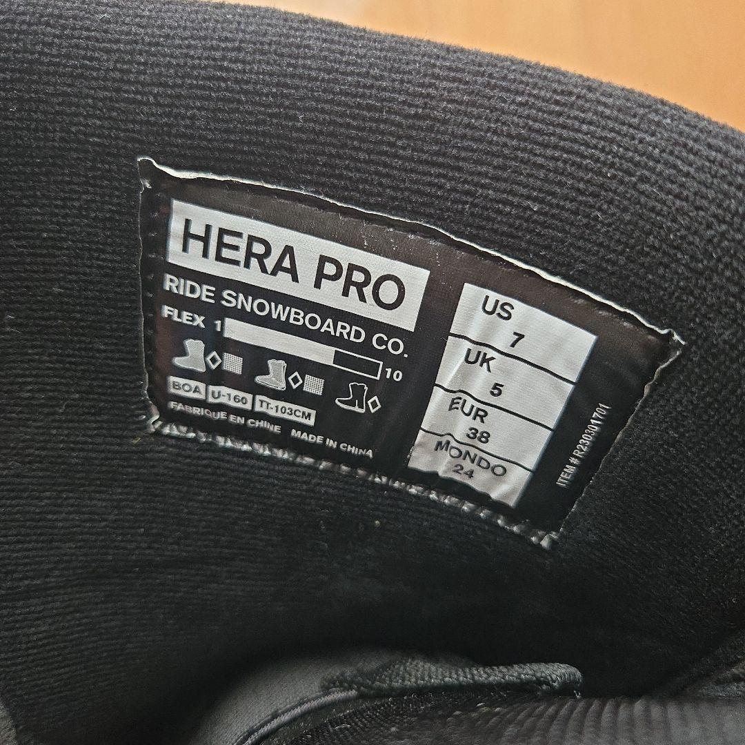値下げ【新品未使用品】RIDE/HERA PRO スノーボードブーツ 24cm