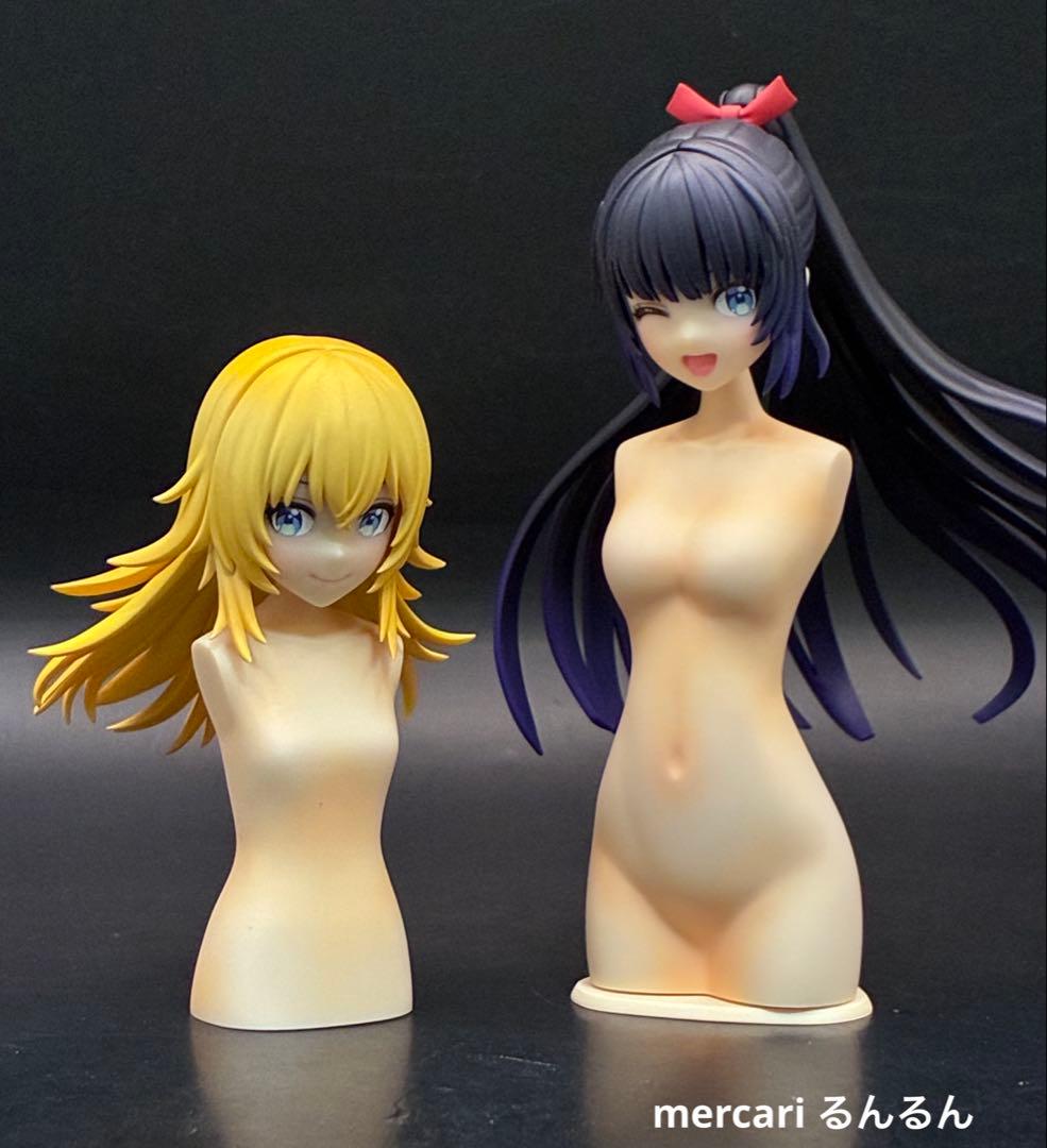 ドレスアップアップボディM＋姫カットポニーテール+ウルフレイヤーカット塗装完成品