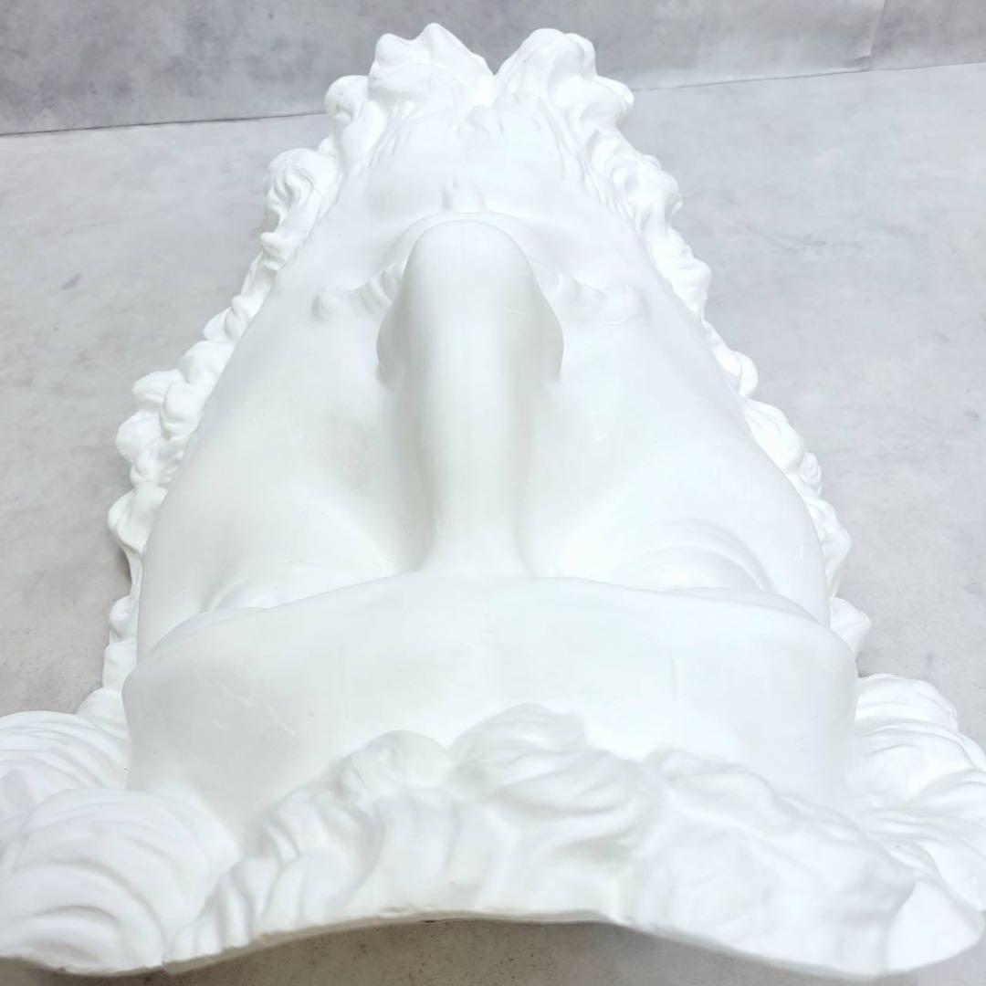 ルキウス・ウェルス帝 石膏像 半面 大顔面 面取り デッサン用 美術 彫刻