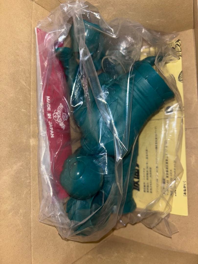 ビリケン商会 リアルモデルキットシリーズ 仮面ライダー ソフビキット 青緑成型