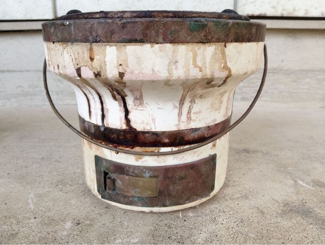 超稀少！能登　天然岩切出　コンロ 七輪　 丸型　径21