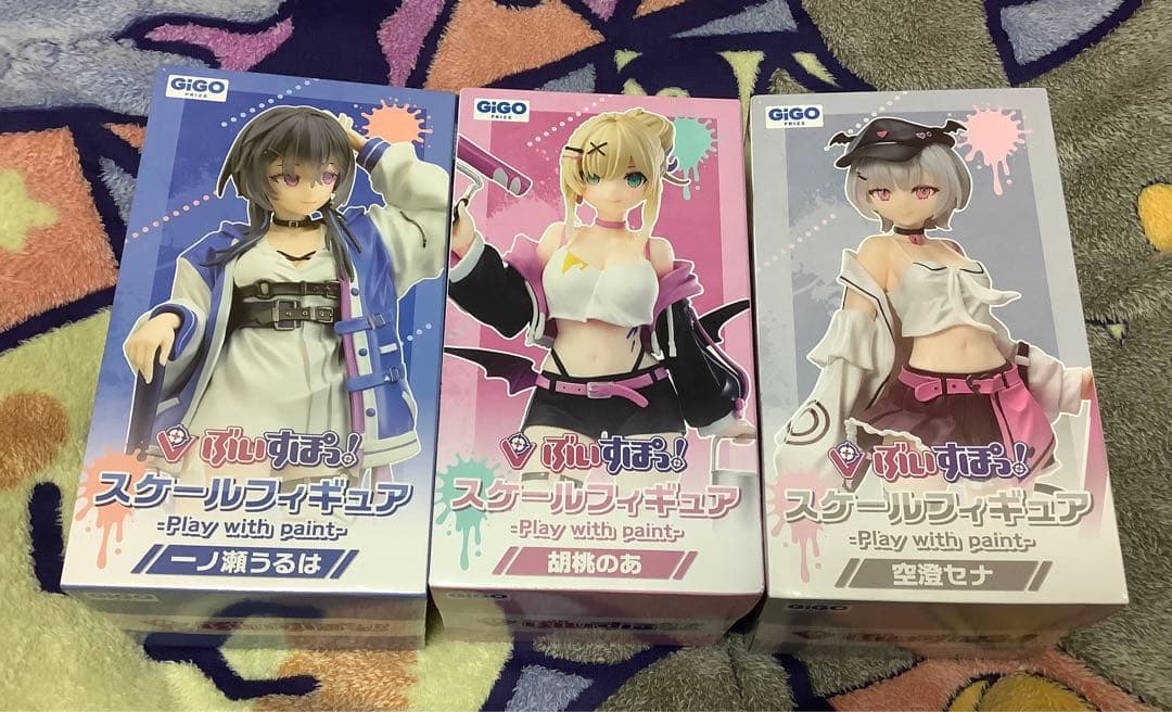 新品未開封！GIGO限定　ぶいすぽっ！プライズフィギュア3個セット！