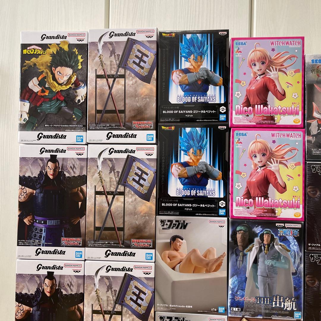 キングダム ファブル ワンピース フィギュア 38個セット まとめ売り プライズ