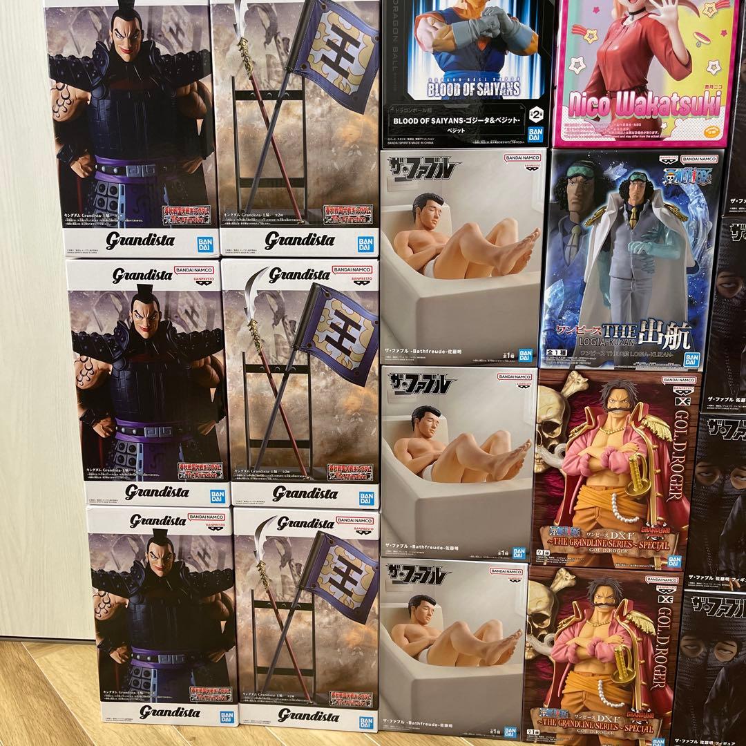 キングダム ファブル ワンピース フィギュア 38個セット まとめ売り プライズ