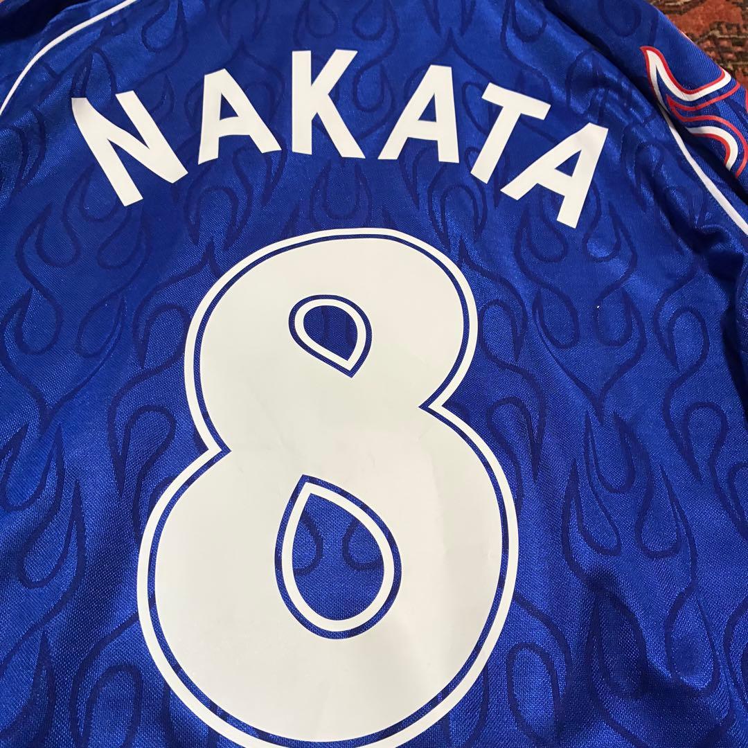 asics 日本代表 中田英寿 カズ サッカー ユニフォーム XL オフィシャル